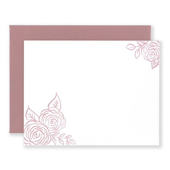 Brush Florals Stationery Set
