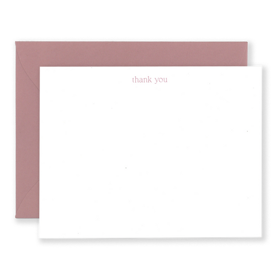 Simple Thank You Stationery Set