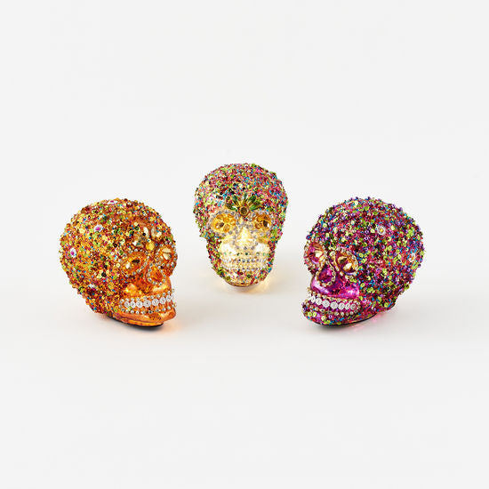 Glass Jeweled Skull