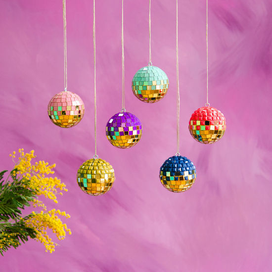 Disco Ball Ornament 6 Asst