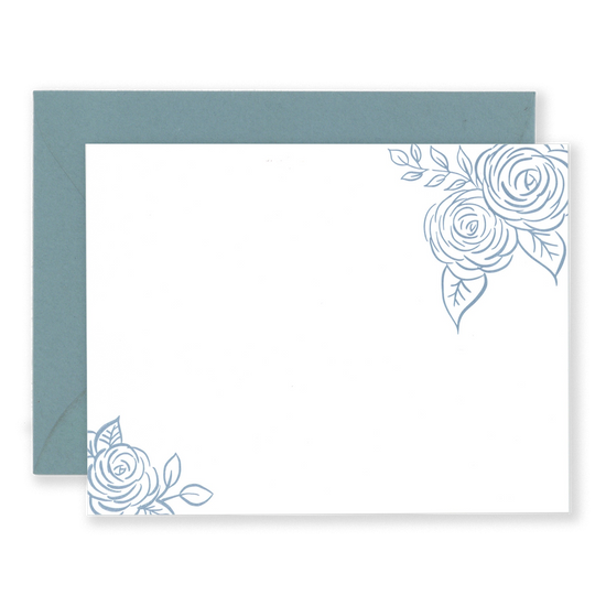 Brush Florals Stationery Set