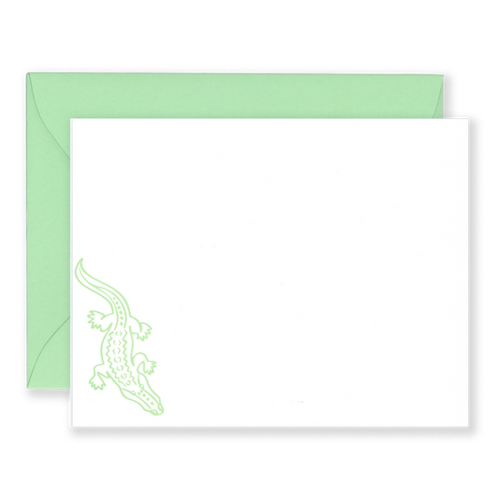 Alligator Stationery Set