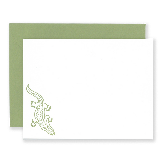Alligator Stationery Set