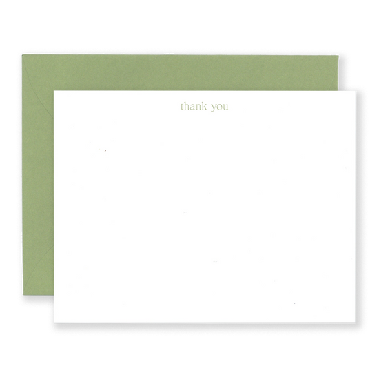 Simple Thank You Stationery Set