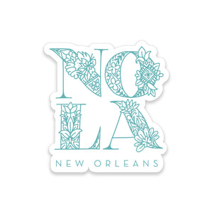 Floral Nola Sticker