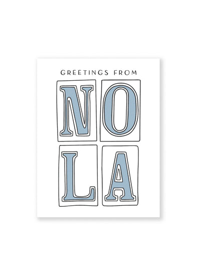 NOLA Street Tiles Postcard