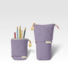 Luxe Standing Pencil Pouch Lavender