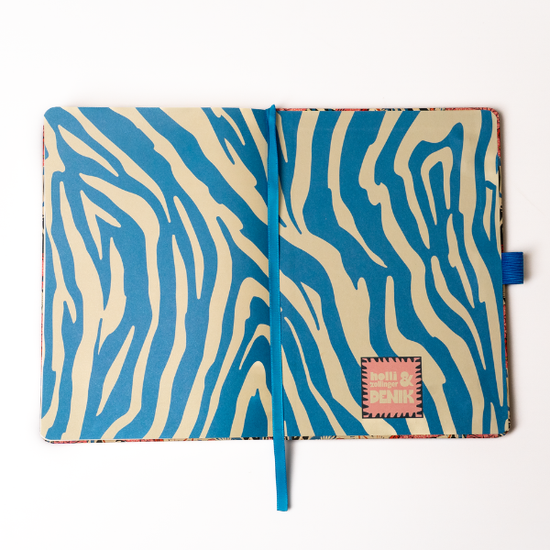 Animal print Soft Touch Hardbound Layflat Notebook Journal