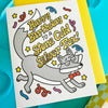 Silver Fox Birthday Card