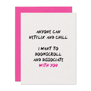 Doomscroll Politics Love Card