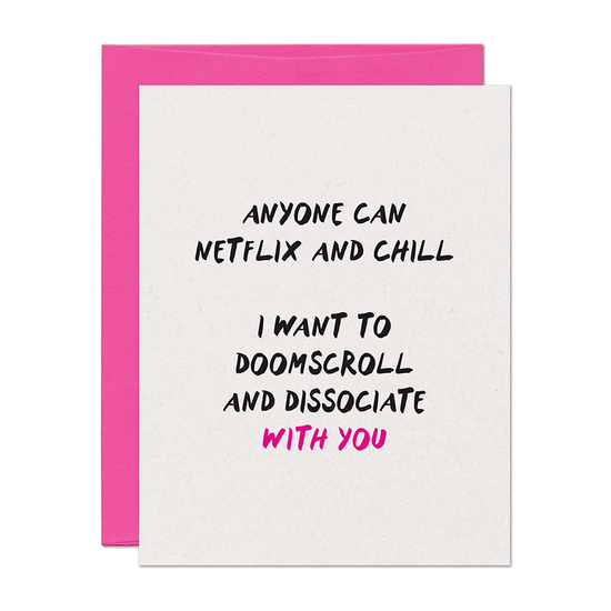 Doomscroll Politics Love Card