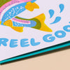Reel Good (Trout) Letterpress Fish Birthday Card - Made in USA - Spring, Summer Birthday