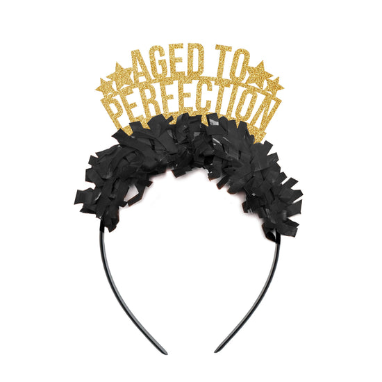 Aged to Perfection Birthday Headband