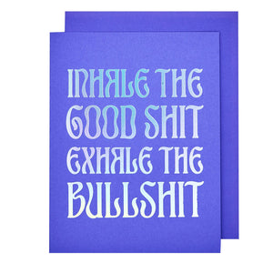 Inhale Exhale Friendship Card