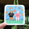 Hold Hands Sticker