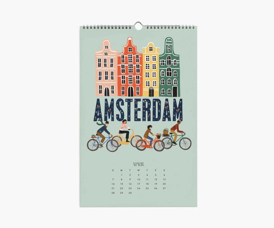 2024 Greetings From Around the World Wall Calendar