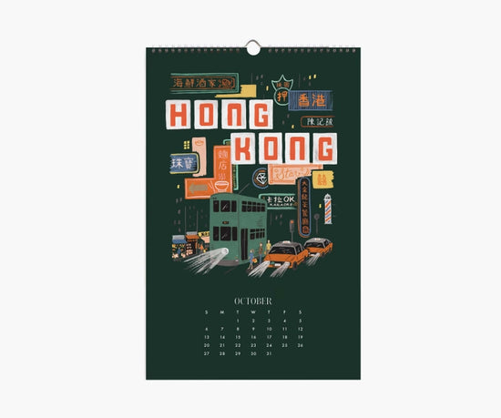 2024 Greetings From Around the World Wall Calendar