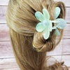 Jelly Color Daisy Flower Hair Claw Clip