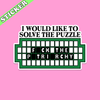 Feminist Sticker, Fuck the Patriarchy, Wheel of Fortune: 3”