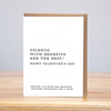 Friends With Benefits Valentine's Day (Letterpress)
