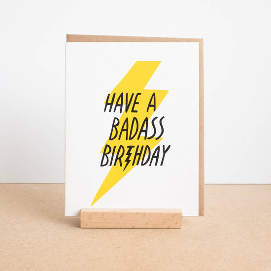 Badass Birthday Card