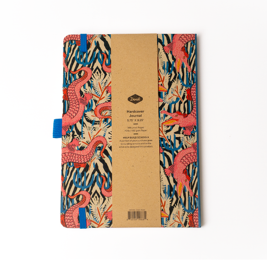 Animal print Soft Touch Hardbound Layflat Notebook Journal