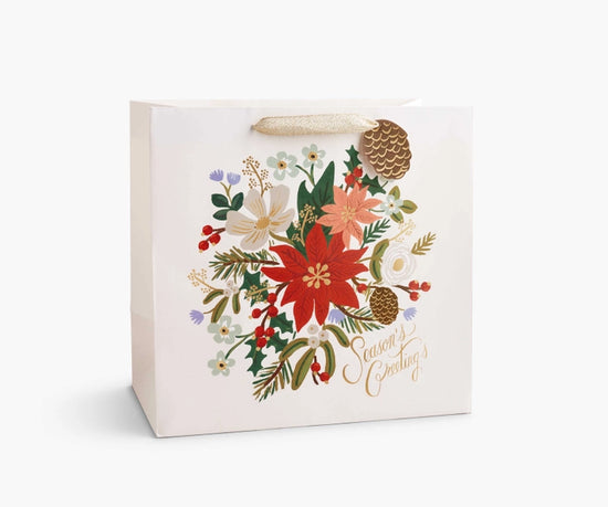 Holiday Bouquet Large Gift Bag