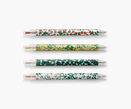 Mistletoe Metallic Gel Pen Set