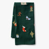 Signs of the Season Embroidered Tea Towel