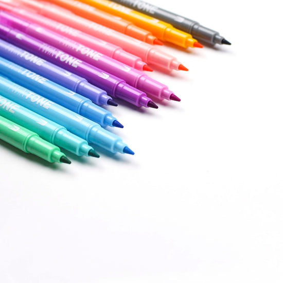 TwinTone Marker Set - 12-Pack Pastels
