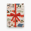 Holiday Tree Farm Roll of 3 Single Wrapping Sheets
