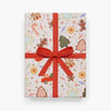 Christmas Cookies Roll of 3 Single Wrapping Sheets