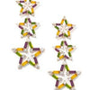 Mardi Gras Stars Earrings