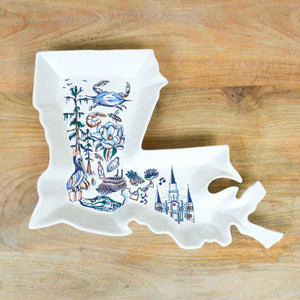 Louisiana Love State Platter