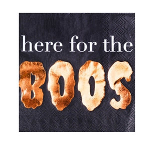 Here for the Boos Cocktail Napkins  - 20 Pk.