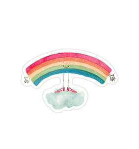 Rainbow Hug Sticker