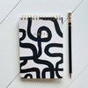 Black & White Squiggle Jotter