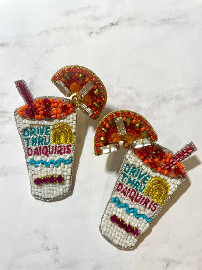 Drive-Thru New Orleans Daiquiris Earrings