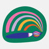 Brush Rainbow Sticker