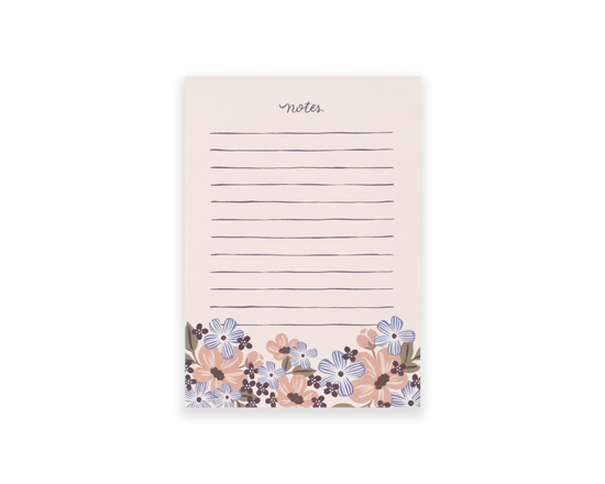 Blooming Notes Lined Notepad