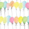 Birthday Balloons Wrapping Paper