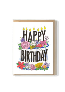 Floral Birthday Cake Boxed Set