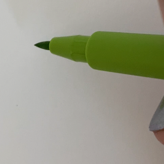 Faber-Castell - PITT Artist Pens - Green Brush Nib