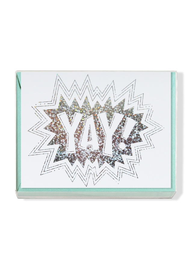 holographic foil greeting cards Yay! Boxed Set – Lionheart Prints