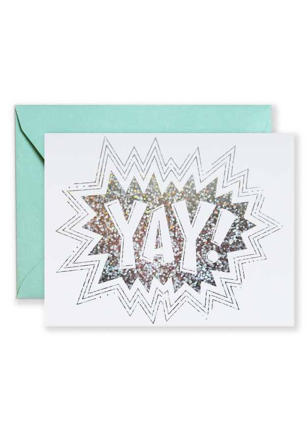 Yay! Greeting Card Lionheart Prints Yay! Greeting Card Lionheart Prints