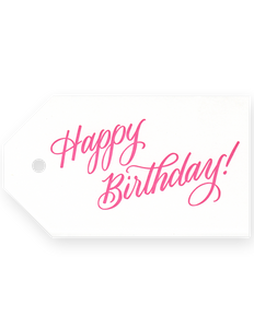 Gift Tags - Happy Birthday