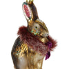 Arctic Bunny Ornament-- Brown