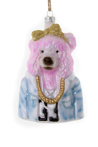 Pink Poodle Ornament