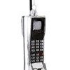 Brick Phone Ornament -- Silver