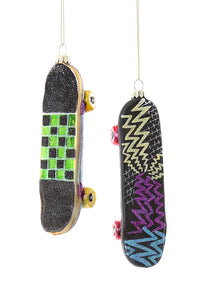 Skateboard Ornament -- 2 Asst.